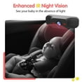 thumbnail image 6 of Luckview Car Back Seat Baby Camera Baby Car Camera Monitor HD Night Vision, Rear Facing Car Seat Camera 3X Zoom Safety Baby Car Monitor for Observing Baby Children While Driving, 6 of 8