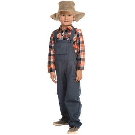dress up america farmer costume - size toddler 2