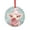 Pattern-1, variant on Glass Ornament Marmot, Groundhog Animal with Purple Floral Glass Round Christmas Ornament Marmot Gifts Hanging Craft Collectibles for Xmas Trees Home Party Gifts