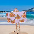 thumbnail image 4 of Pizzas on Purple Kid Bath Towels Bath Beach Towel Super Soft and Absorbent for Kid Girl Boy Babie Toddler Infant, 4 of 6