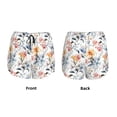 thumbnail image 5 of Lsque Lilies Flowers Printed Women's Running Shorts with Liner Pockets,Elastic Quick Dry Workout Athletic Gym Yoga Shorts,Womens High Waist Shorts-XX-Large, 5 of 9