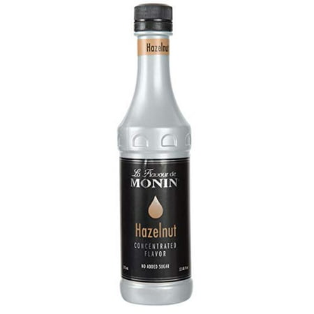 Monin - Hazelnut Concentrated Flavor - No Added Sugar - Gluten Free - Vegan | 12.68 oz (375 ml)