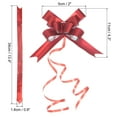 thumbnail image 2 of Unique Bargains 2 Inch Pull Bows Present Wrapping String Bows Ribbon Decorative Bow Tie Red 40 Pack, 2 of 6