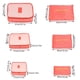 thumbnail image 2 of Bolsas de almacenamiento de viaje Paquetes de ropa Bolsas de compresión de equipaje Maleta organizadora de lavandería, rojo sandía 6 piezas Methold LF0127-06B, 2 of 7