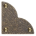 thumbnail image 4 of Dritz Home Textured Quatrefoil Corners, Large, 3 Pack, Antique Brass, 4 of 7