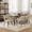 Camel, variant on AFO Modern Velvet Dining Chair with Solid Wood Legs, Ergonomic Curved Side Chairs for Dining Room, Cafe and Kitchen, Set of 2, Green
