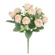 thumbnail image 2 of Ramo de rosas artificiales de seda | Arreglo floral artificial para centros de mesa de boda, ramo de novia, decoración del hogar, decoración de mesas, 2 of 6