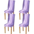 thumbnail image 2 of Marble Stretch Chair Covers Set of 4 Removable Washable Dining Chair Slipcovers for Kitchen Dining Room Hotel Decor, 2 of 6
