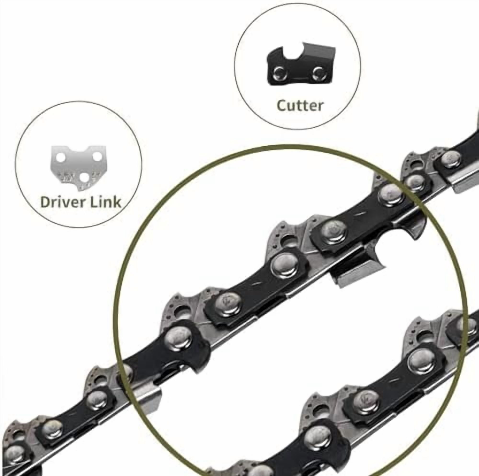 5Pack 18 Inch Chainsaw Chain 62 Drive Links 3/8" LP Pitch .050" Gauge Fits Poulan Pro 18 Inch Chainsaw Chain, Oregon, Echo, EGO AC1800, Craftsman, McCulloch, Remington, Kobalt and more$$Tools