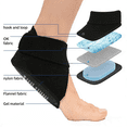 thumbnail image 5 of Foot Warmers for Women, Reusable Heat Pack Ankle Wrap, Reusable Ice, Plush Interior, 1 Set Daily Comfort, 5 of 7