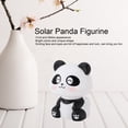 thumbnail image 3 of Solar Panda Figurine, Cute Smiling Home Car Dashboard Ornament, Solar Power Wealth Luck Fortune Toy with Light Sensor for Blessing, Easy Energy Conversion, 3 of 7