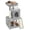 Light Gray, variant on COCOKUN 36 Inches Multi-Level Modern Cat Towers Cat Activity Tree with Double Condos, Perches Scratching Posts and Sisal Rope Furry Ball for Kittens House