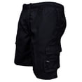 thumbnail image 4 of Cargo Shorts for Men Knee Length Elastic Waist Athletic Shorts with Pockets Summer Casual Outdoor Hiking Short, XL, 4 of 7