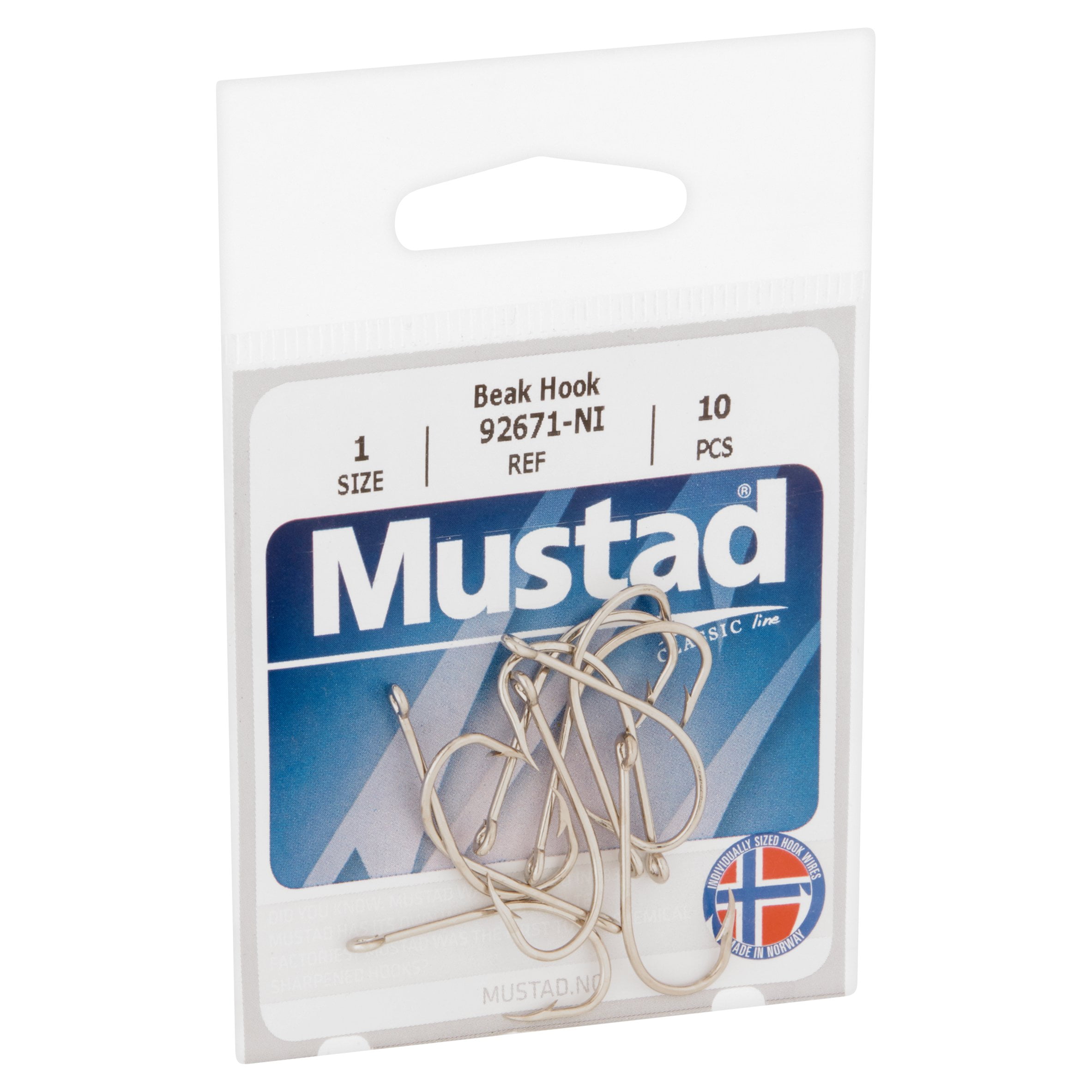 Mustad Baitholder Hook (Nickel) - Size: 4/0 8pc