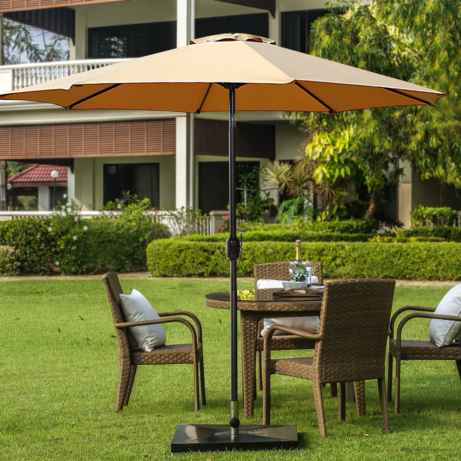hampton bay patio umbrella model yjauc171rc2 Replacement Canopy for URM062003C-1 - RipLock 350 Hampton Bay 11ft LED Round