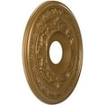 thumbnail image 2 of Ekena Millwork 16"OD x 3 1/2"ID x 1"P Baltimore Thermoformed PVC Ceiling Medallion (Fits Canopies up to 6 1/2"), Metallic Gold Rush, 2 of 10