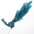 thumbnail image 1 of Set Of 2 Blue Feathered Glitter Bird Clip Ornaments, 1 of 1
