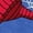 HEATHER ROYAL BLUE, variant on Spider-Man - Heart Hands Lightweight French Terry Wide Neck Long Sleeve Graphic Shirt