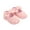Pink, variant on Baby Girls Cute Moccasinss Heart Bow Decor Soft Sole Flats Shoes