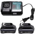 thumbnail image 1 of Batería BL1021B de 12 V 2.0 Ah y cargador DC10WD para Makita BL1016 BL1015 BL1020B BL1041B BL1040B - Compatible con cargador Makita DC10WC DC10SB, 1 of 9