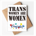 thumbnail image 1 of Trans Woman Support LGBT Transgender Wedding Cards Congratulations Greeting Envelopes, 1 of 3