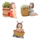 thumbnail image 1 of 3 Macetas Suculentas para Niñas, Caja de Plantas de Cactus, Caja de Almacenamiento de Hierbas, Decoraciones para shamjiam Macetas suculentas de resina, 1 of 8