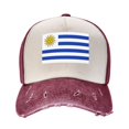 thumbnail image 2 of Men Women Uruguay Flag Baseball Cap Golf Dad Hat Adjustable Low Profile Cotton Hat, 2 of 7