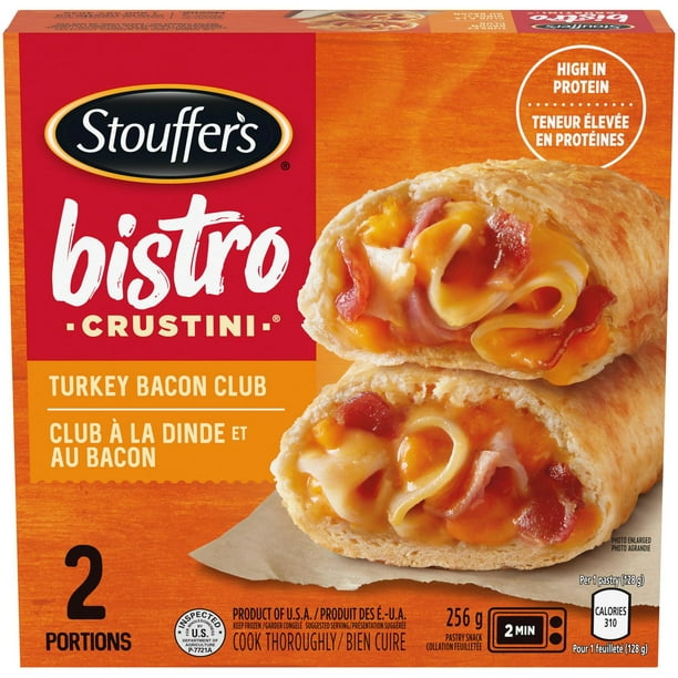 STOUFFER'S Bistro Crustini Turkey Bacon Club – 256 g