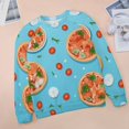 thumbnail image 6 of Fun Pizza Womens Oversized Sweatshirts Hoodies Crewneck Casual Tops Comfy FallWinter Clothes 2024, 6 of 7