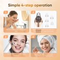 thumbnail image 3 of Blackhead Remover Vacuum - Professional Blackhead Extractor for Face with 3 Adjustable Suction Levels, USB Rechargeable Pore Cleaner, and 5 Interchangeable Probes (White), 3 of 7