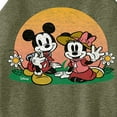 thumbnail image 3 of Disney - Mickey & Friends - Minnie & Mickey Enjoy the Sunset - Juniors High Neck Tank Top, 3 of 5