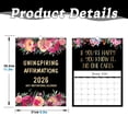 thumbnail image 3 of Gnwei 2026 Fun Flower Calendar | 11.3x8.3 inchs 2026 Calendar, Hang with Ease, Funny Home Office Wall Calendar - Funny Monthly Calendar Gift for for Working Women, 3 of 8