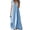 Light Blue, variant on MIUOWANP Summer Dresses for Women Cotton Linen Sleeveless Loose Fashion V Neck Button Maxi Dresses Black S