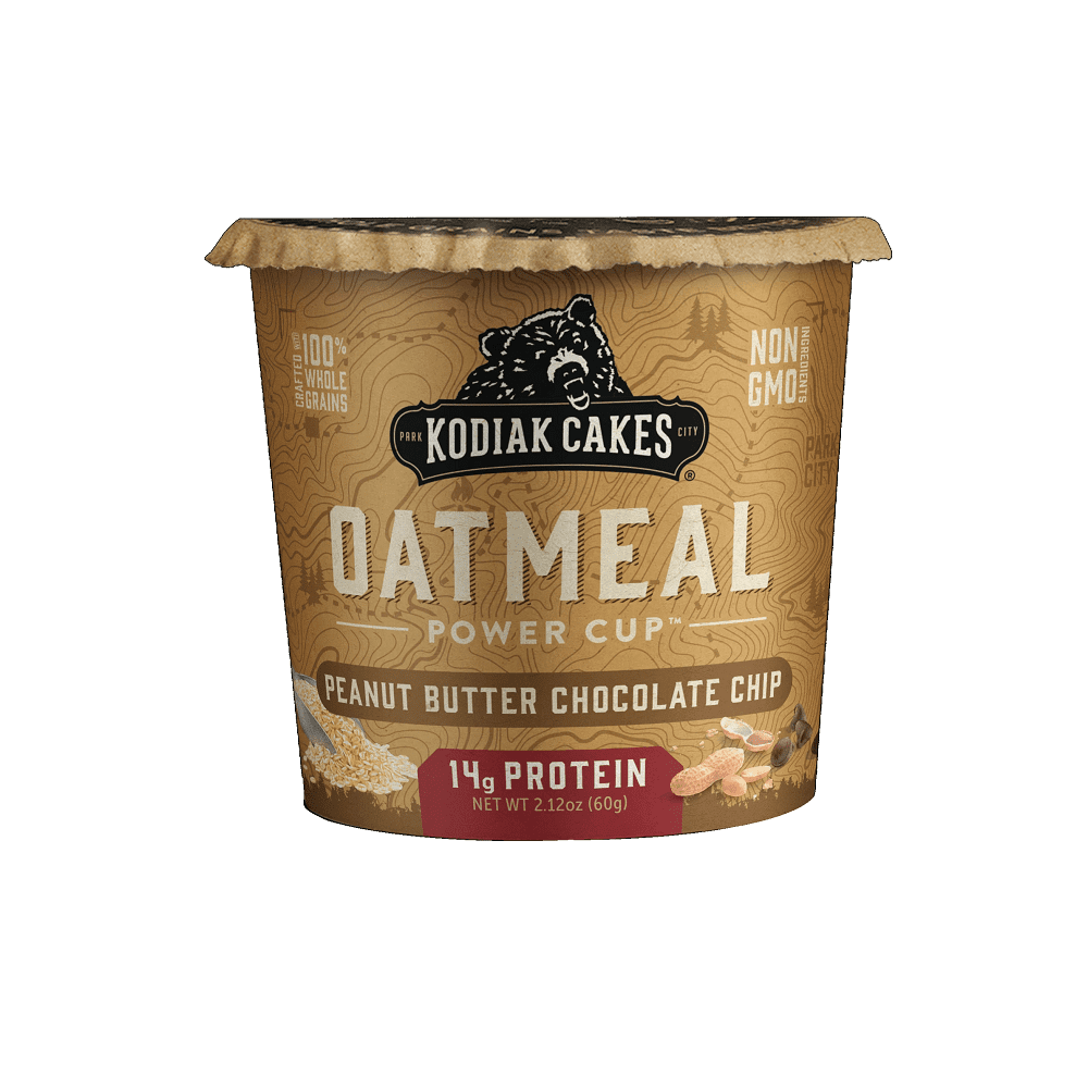 Kodiak Cakes Whole Grain Peanut Butter Chocolate Chip Oatmeal Power Cup