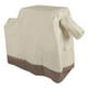 thumbnail image 2 of Funda de tela Oxford de primera calidad para parrilla, revestida en plata 420D, impermeable y a prueba de polvo, 104 x 68,5 x 124 cm, beige/marrón, refugio para barbacoa al aire libre., 2 of 8
