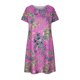 thumbnail image 4 of Puntoco Vestido Estampado De Manga Corta Con Cuello Redondo Suelto Para Mujer Con Bolsillos Vestido De Cuello Redondo De Manga Corta Rosa Rojo L,Regalos Para Mujer Joven, 4 of 8