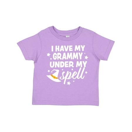 

Inktastic I Have My Grammy Under My Spell with Cute Witch Hat Gift Toddler Boy or Toddler Girl T-Shirt