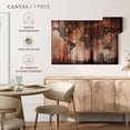 thumbnail image 5 of Elephant Stock Wooden Landmark World Map Wall Art - Horizontal Canvas Wall Art - Living Room Wall Decor - Map Canvas - Gray And Brown Decor - 12" x 8", 5 of 8