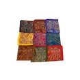 thumbnail image 4 of ETHINUMATIC Patchwork Silk Sari Scarves, Assorted Multicolor, 70-Piece, 4 of 6