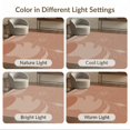 thumbnail image 7 of ODIKA 4'x6' Warm Terracotta Elegance with Minimalist Washable Area Rug Contemporary Floral Artistry, Subtle Line Drawing for Bedroom, Reading Nook, Pet Friendly & Non-Shedding, 7 of 7