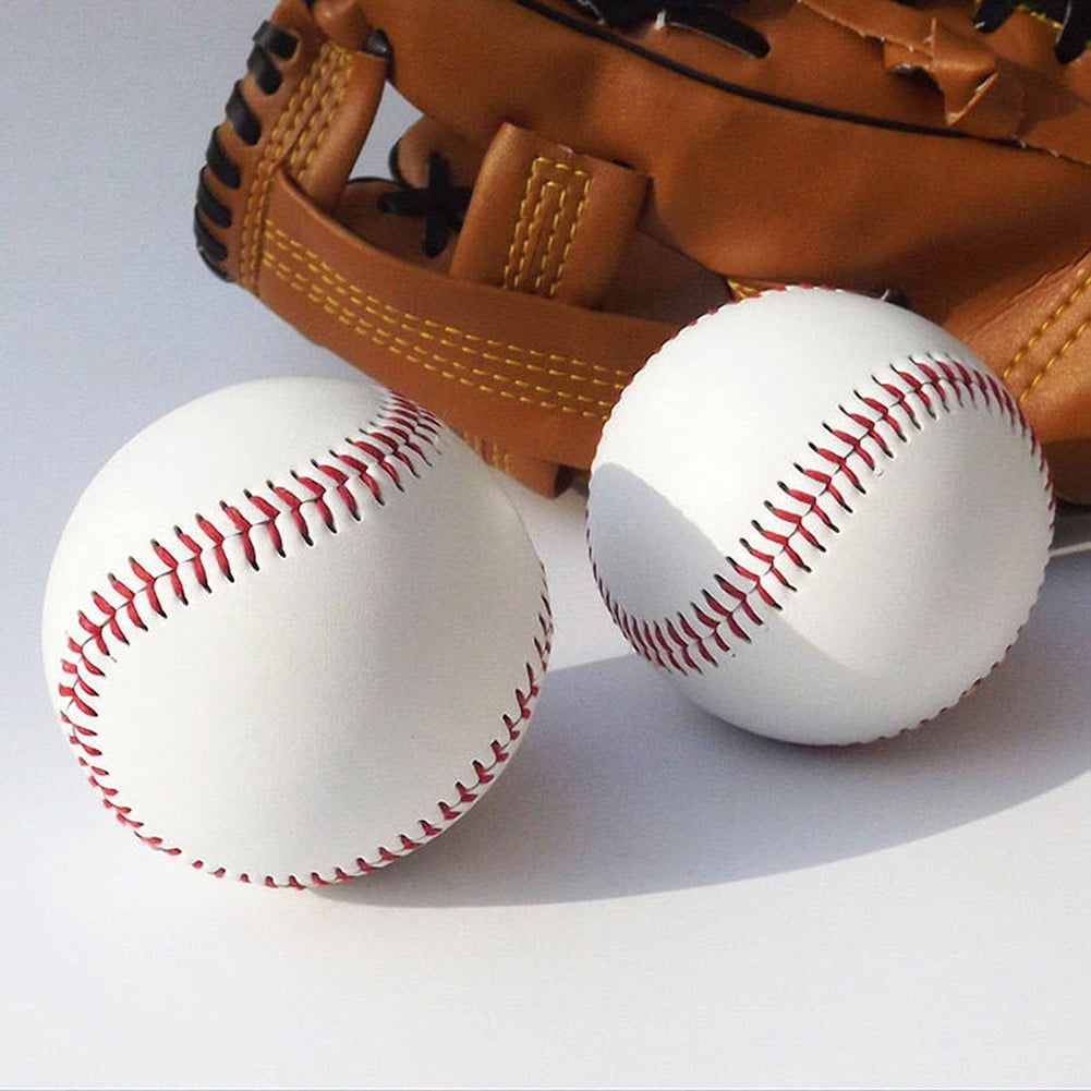Balle Baseball Entraînement 22.9 Cm – 108 Points, 141.7g, Housse PVC, Non Marquée – Pour Ligues Et Perso