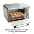 thumbnail image 4 of Hamilton Beach Countertop Oven with Convection and Rotisserie, Stainless Steel, 31103, 4 of 9