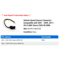 thumbnail image 2 of Vehicle Speed Sensor Connector - Compatible with 2001 - 2009, 2011 - 2014 GMC Sierra 2500 HD RWD 2002 2003 2004 2005 2006 2007 2008 2012 2013, 2 of 2