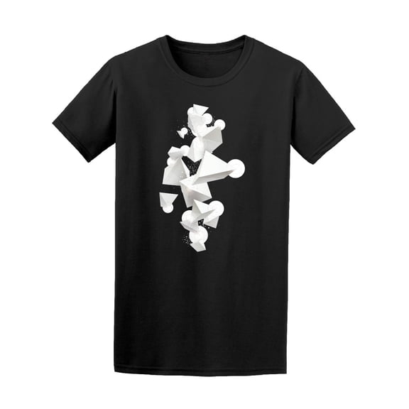 Abstract Art In White Tee Men's -Image by Shutterstock