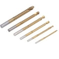 thumbnail image 1 of Brocas helicoidales HSS, 6 piezas Taladro dentado para carpintería Broca dentada Brocas helicoidales Tecnología innovadora, 1 of 14