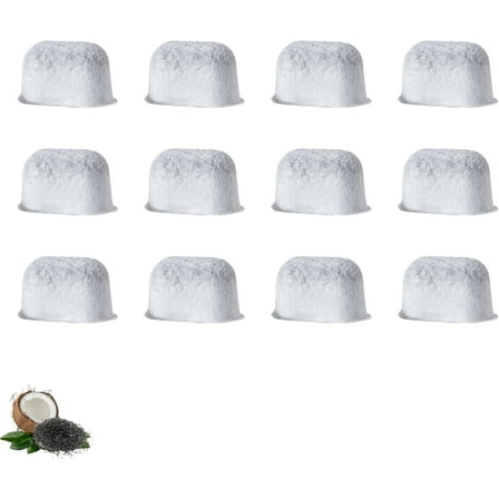 12-Pack Replacement Charcoal Water Filters for Keurig Coffee Machines By NISPIRA