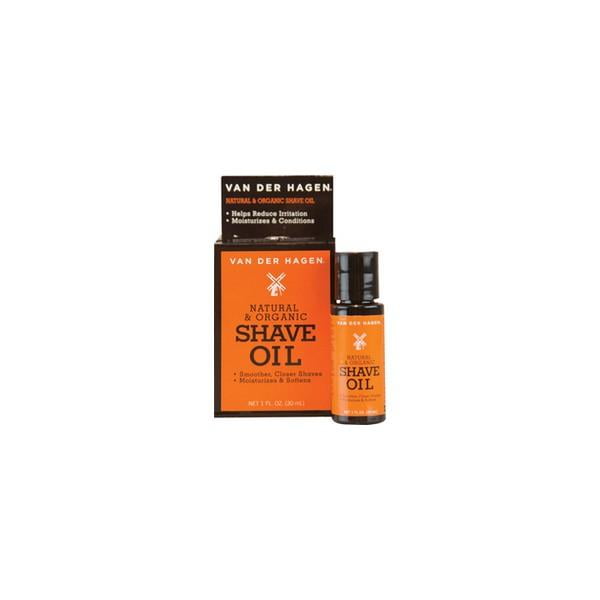 Van Der Hagen Shave Oil, Natural & Organic 1 Oz
