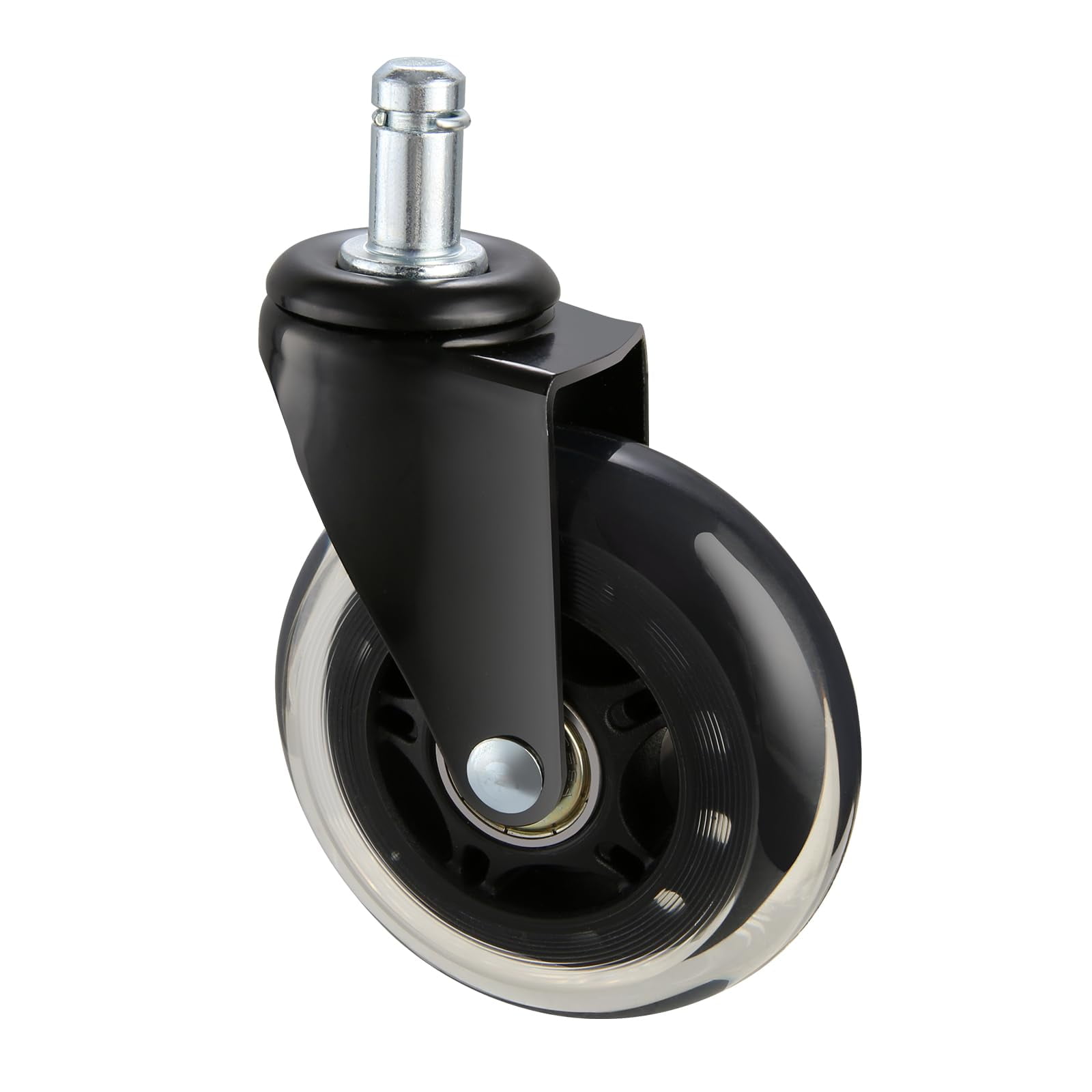 Xl-Kang 3-inch rotating caster office chair caster office chair wheel replacement caster, suitable for ceramic tiles, hardwood floors, and carpets, universal for most chairs - one set of 2 11 * 22cm