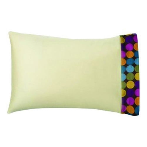 Bacati Dots and Stripes Spice Standard Pillowcase