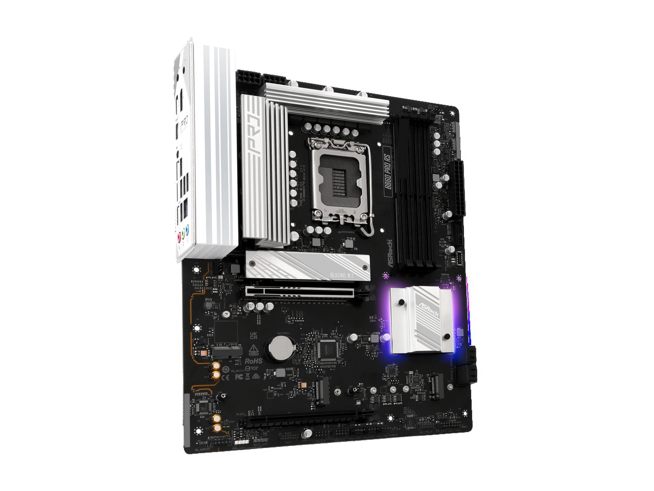 ASRock B860 Pro RS LGA 1851 Intel B860 SATA 6Gb/s DDR5 Intel Core Ultra ATX Motherboard